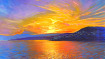 Immag. nr. 2 - Tramonto a Ibiza ( tecnica mista su tela) (1)